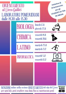 Laboratori Galilei per orientamento